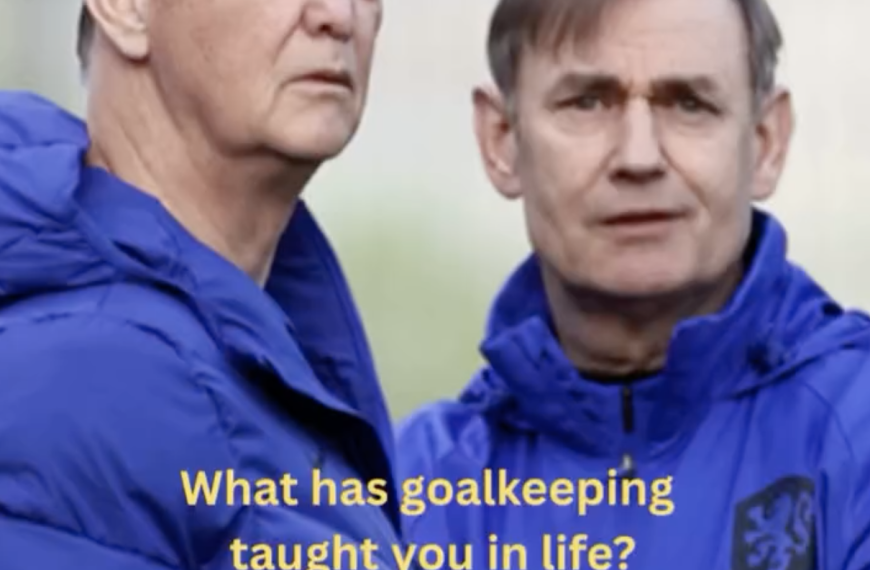 What has goalkeeping taught you in life?