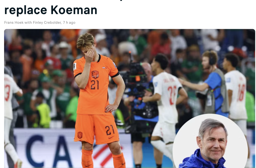 Frans Hoek WK Column